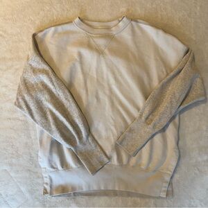 Abercrombie & Fitch Light Beige Crewneck Sweater